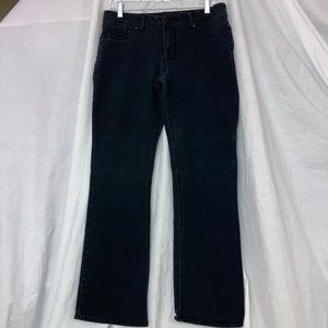 a.n.a. dark blue boot cut jeans